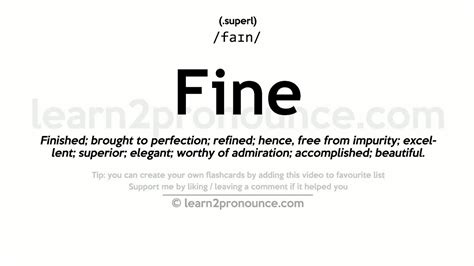 fine & country|Fine Definition & Meaning .